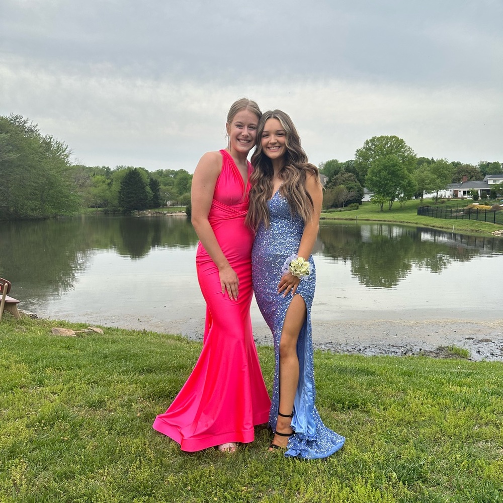 Primavera Couture Sequin Prom Dress